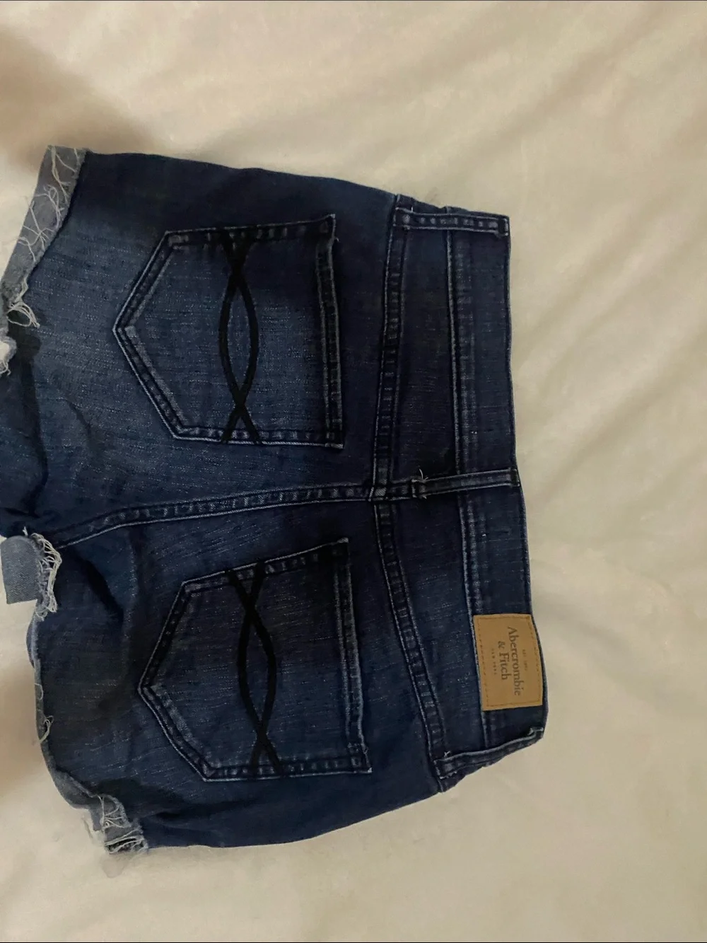 Abercrombie & Fitch Indigo Blue Denim Shorts